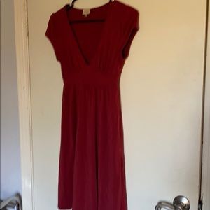 Ella Moss Dress - Burgundy Color - XS